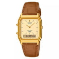 Reloj Casio AQ-230EGL-9ADF Dorado Cuero Water Resistant