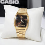 Reloj Casio AQ-230GA-5AMQYDF Dorado Café Vintage