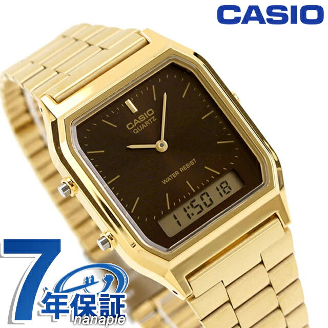 Reloj Casio AQ-230GA-5AMQYDF Dorado Café Vintage