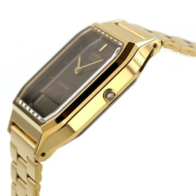 Reloj Casio AQ-230GA-5AMQYDF Dorado Café Vintage