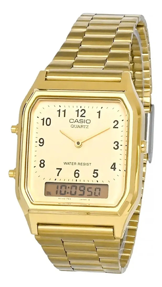 Reloj Casio AQ-230GA-9BMQ Dorado Vintage Water Resistant