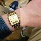 Reloj Casio AQ-230GA-9BMQ Dorado Vintage Water Resistant