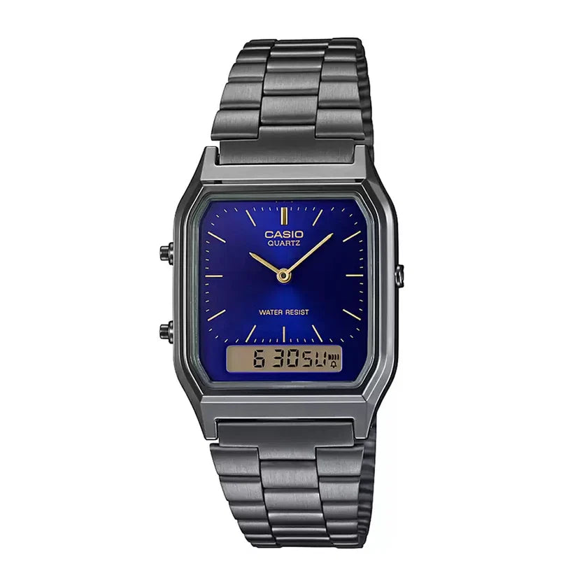 Reloj Casio AQ-230GG-2ADF Gris Acero Analógico Digital