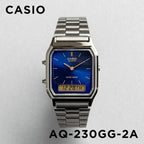 Reloj Casio AQ-230GG-2ADF Gris Acero Analógico Digital