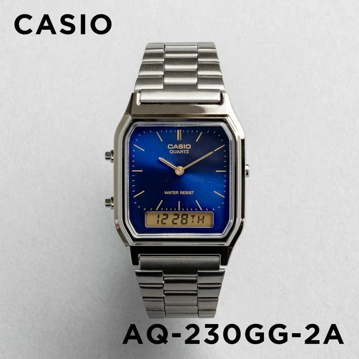 Reloj Casio AQ-230GG-2ADF Gris Acero Analógico Digital