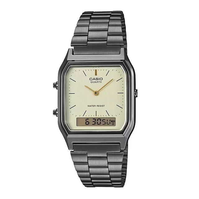 Reloj Casio Vintage AQ-230GG-9ADF Gris Analógico Digital