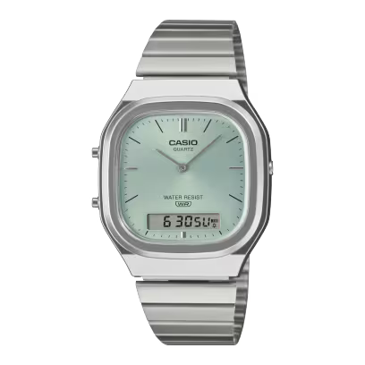 Reloj Casio Vintage AQ-240E-2ADF Azul Claro Analógico Digital