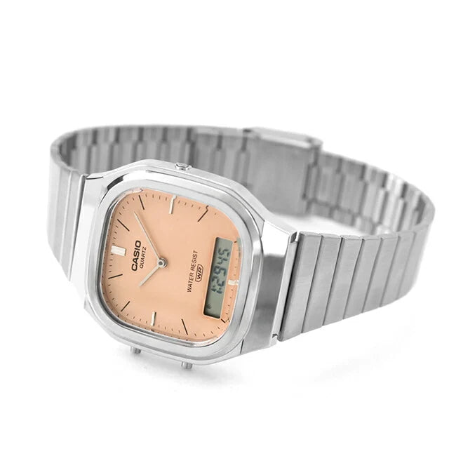 Reloj Casio Vintage AQ-240E-4ADF Naranja Analógico Digital
