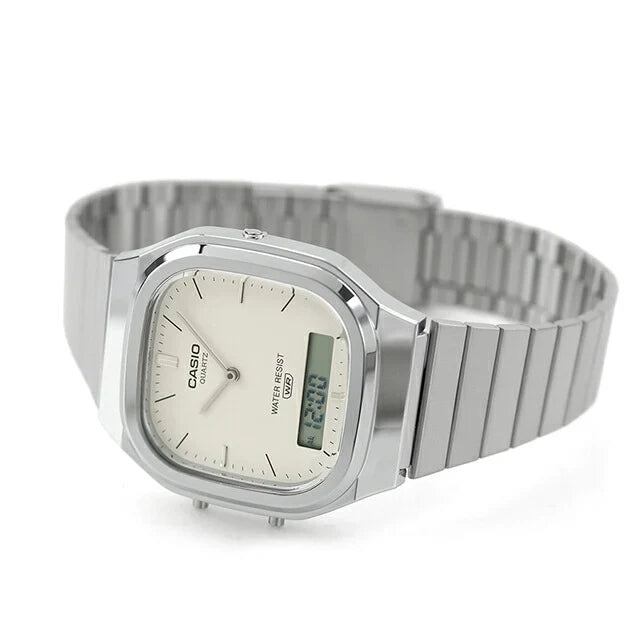 Reloj Casio Vintage AQ-240E-7A2DF Plateado Analógico Digital