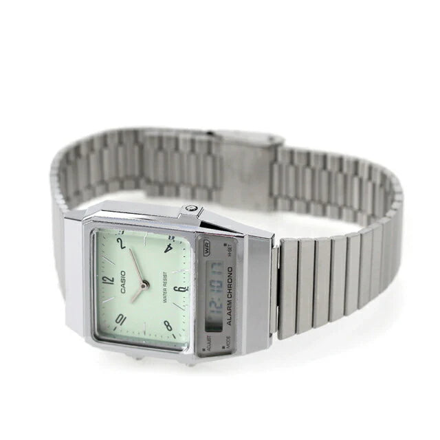 Reloj Casio AQ-800E-3A Verde Acero Vintage