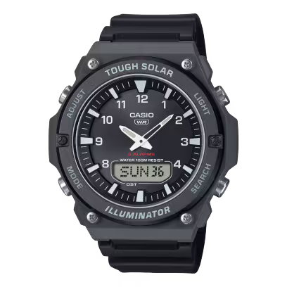 Reloj Casio AQ-S820W-1AVDF Negro Solar Analógico Digital 100M