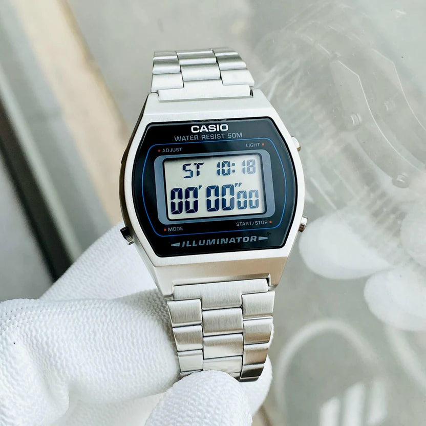 Reloj Casio B640WD-1AV Plateado Digital Acero