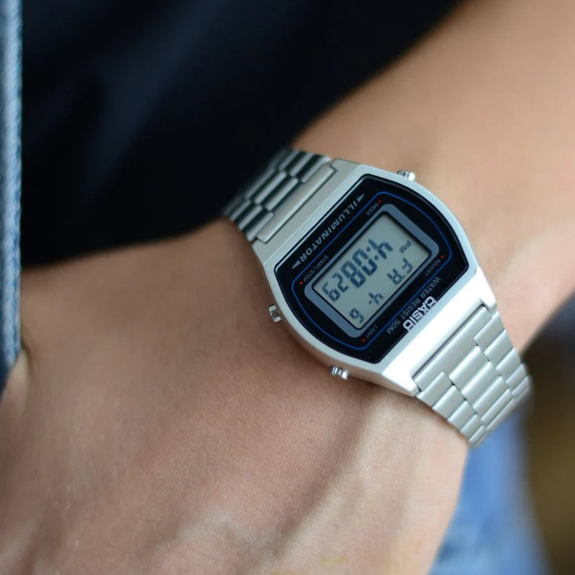 Reloj Casio B640WD-1AV Plateado Digital Acero