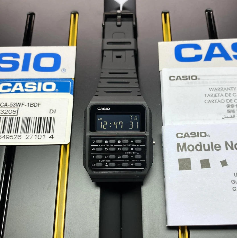Reloj Casio CA-53WF-1BDF Negro Calculadora Digital