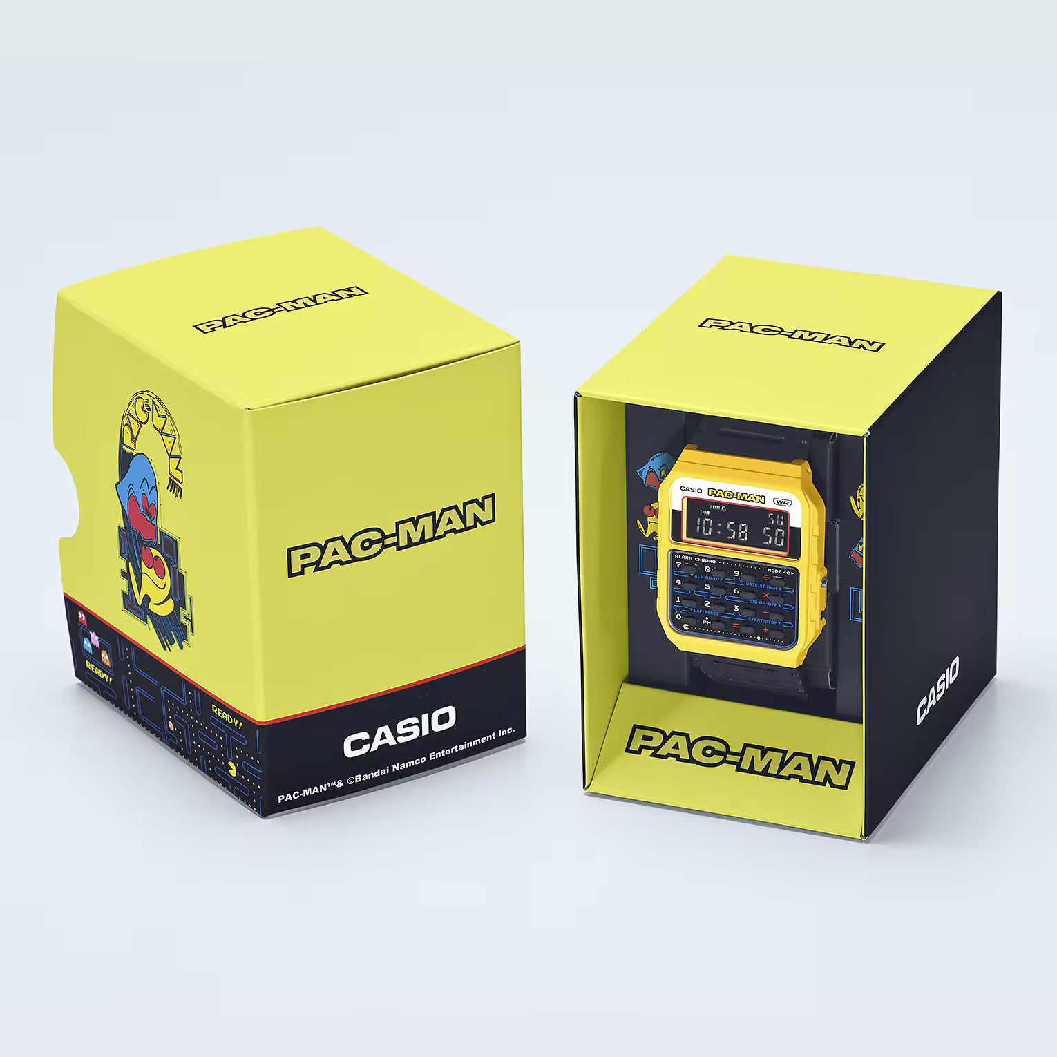 Reloj Casio CA-53WPC-1B PAC-MAN Edición Especial Calculadora