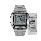 Reloj Casio DB-360-1A Digital Databank Plateado Acero Inoxidable
