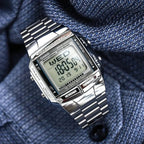 Reloj Casio DB-360-1A Digital Databank Plateado Acero Inoxidable