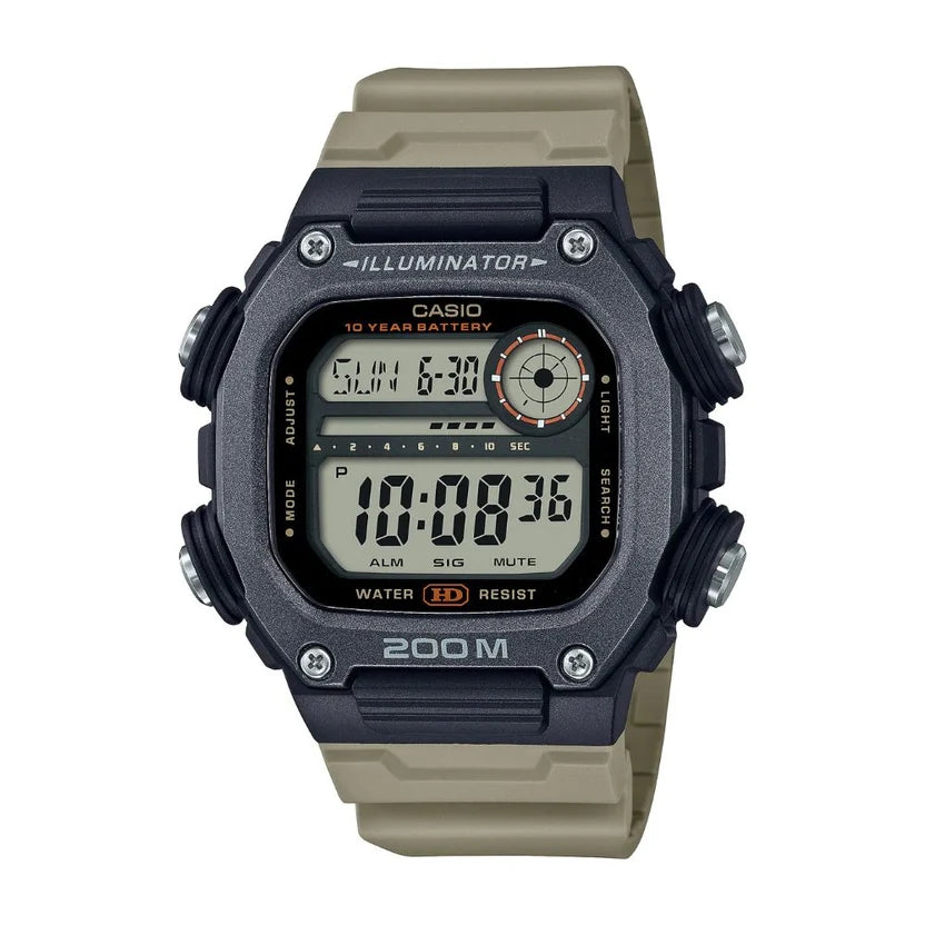 Reloj Casio DW-291HX-5AVDF Digital 200M Batería 10 Años