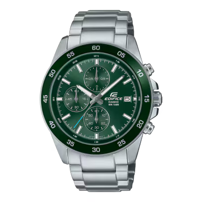 Reloj Casio EDIFICE EFR-526D-3AV Cronógrafo Esfera Verde 100M