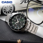 Reloj Casio EDIFICE EFR-526D-3AV Cronógrafo Esfera Verde 100M