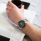 Reloj Casio EDIFICE EFR-526D-3AV Cronógrafo Esfera Verde 100M