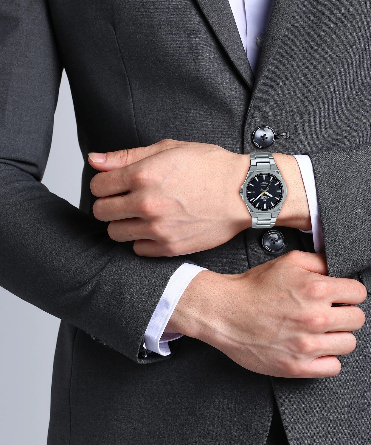 Reloj Casio Edifice EFR-S108D-1AVUDF Negro Cristal Zafiro 100M