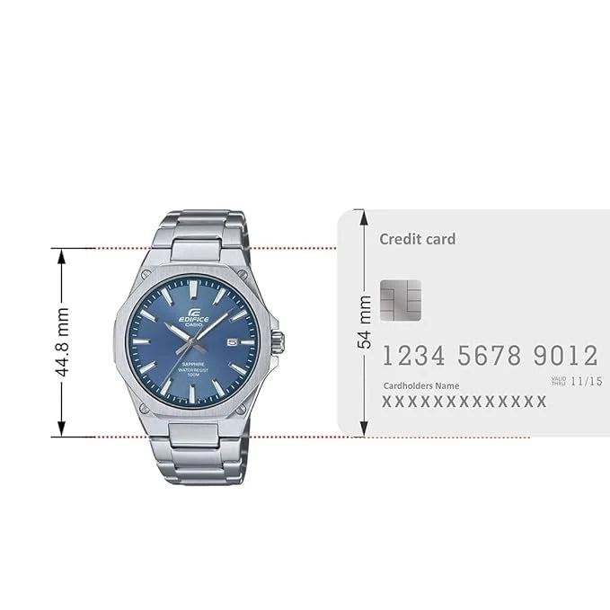 Reloj Casio Edifice EFR-S108D-2AVUDF Azul Cristal Zafiro 100M