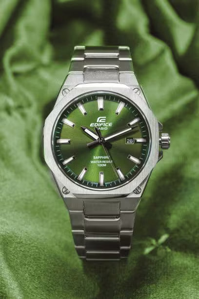 Reloj Casio Edifice EFR-S108D-3AVUDF Verde Cristal Zafiro 100M