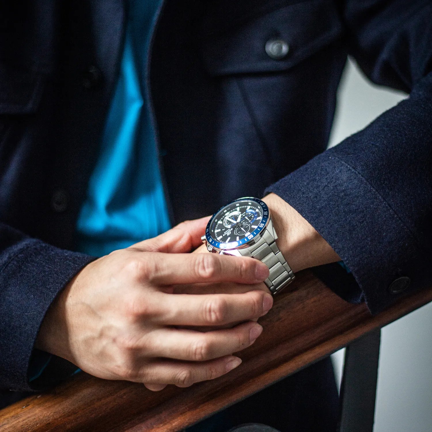 Reloj Casio EDIFICE EFV-620D-1A2V Cronógrafo Acero Inoxidable 100M