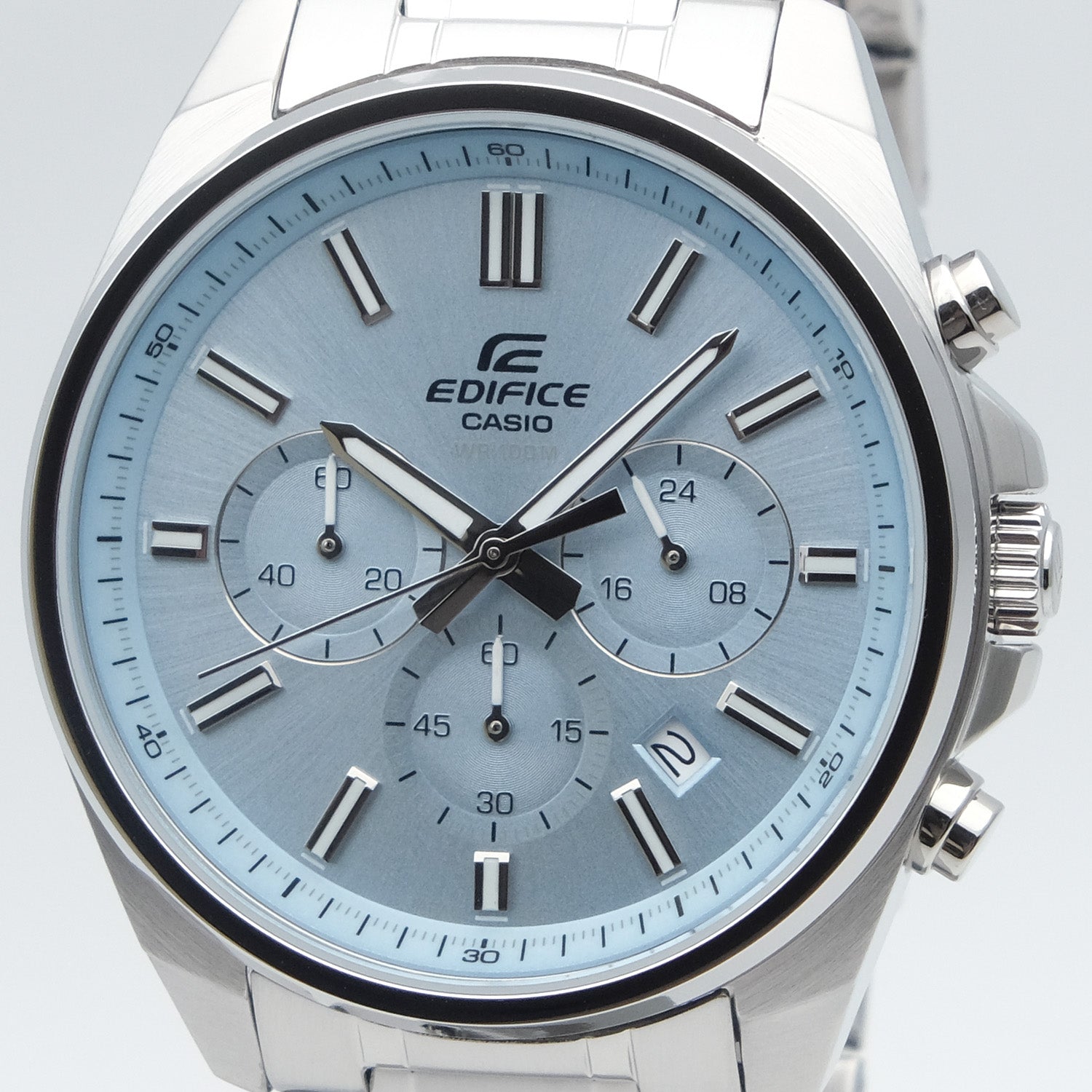 Reloj Casio EDIFICE EFV-650D-2BV Acero Inoxidable Esfera Azul 100M
