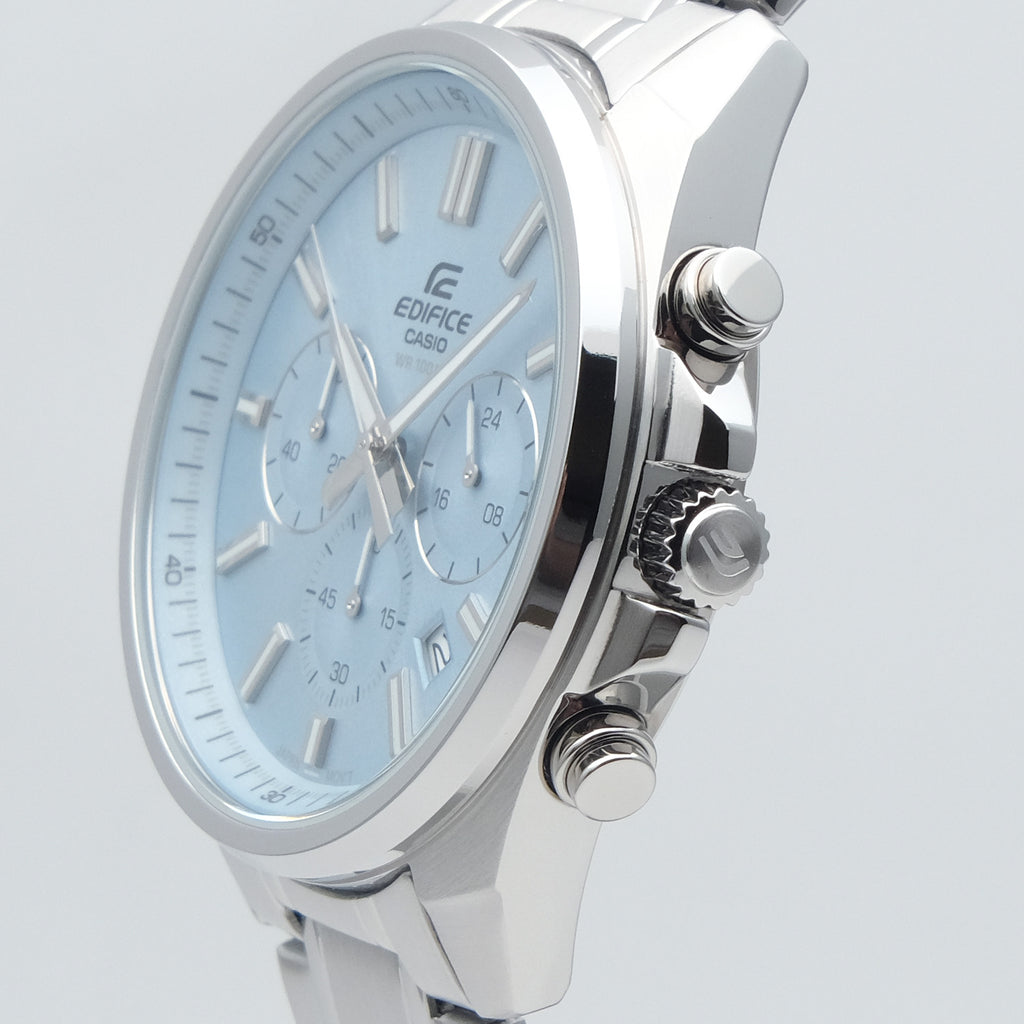 Reloj Casio EDIFICE EFV-650D-2BV Acero Inoxidable Esfera Azul 100M