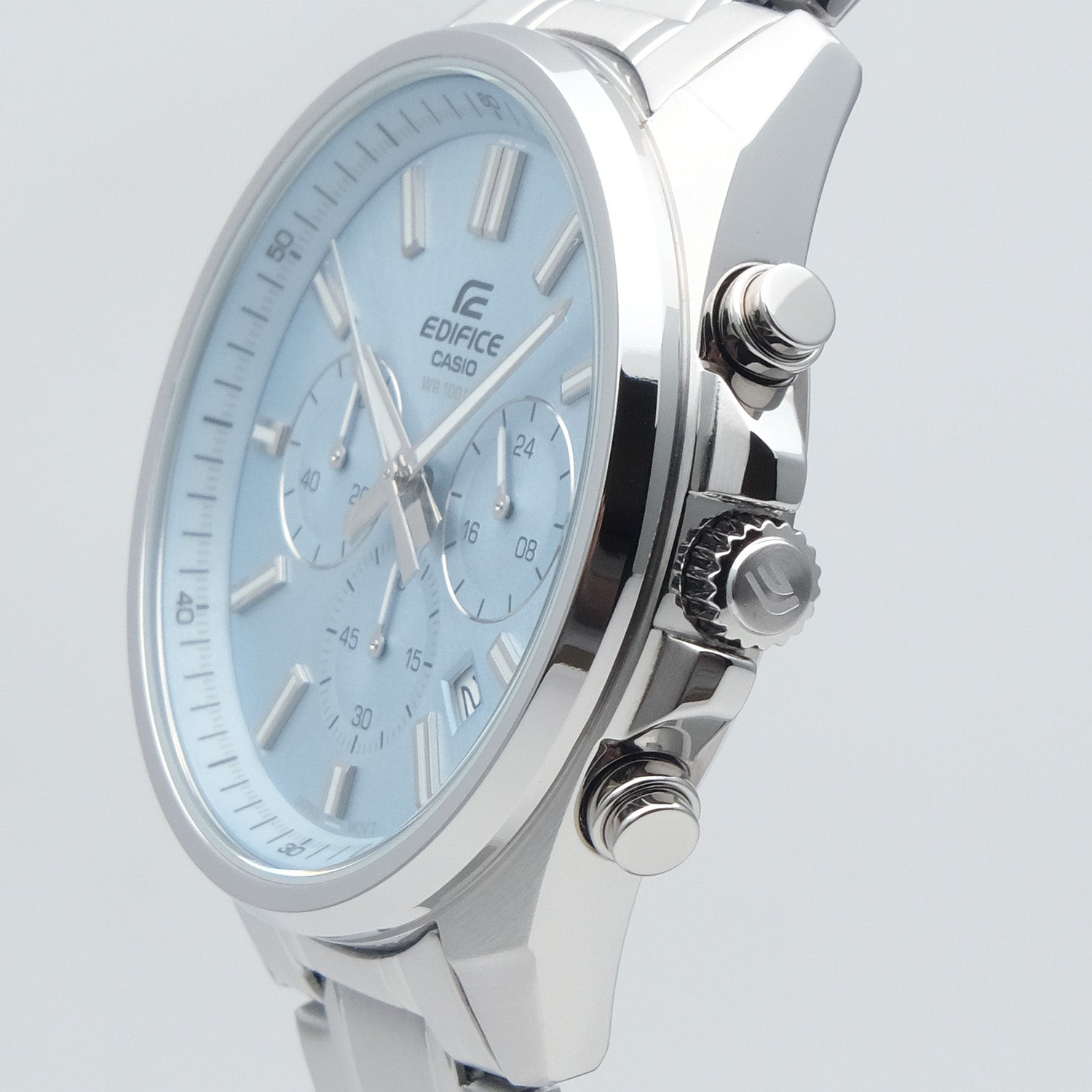Reloj Casio EDIFICE EFV-650D-2BV Acero Inoxidable Esfera Azul 100M
