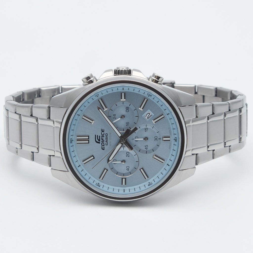 Reloj Casio EDIFICE EFV-650D-2BV Acero Inoxidable Esfera Azul 100M