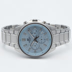Reloj Casio EDIFICE EFV-650D-2BV Acero Inoxidable Esfera Azul 100M