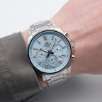 Reloj Casio EDIFICE EFV-650D-2BV Acero Inoxidable Esfera Azul 100M