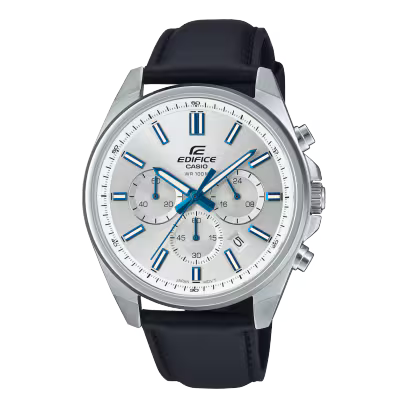 Reloj Casio EDIFICE EFV-650L-7AV Correa de Cuero Negro 100M