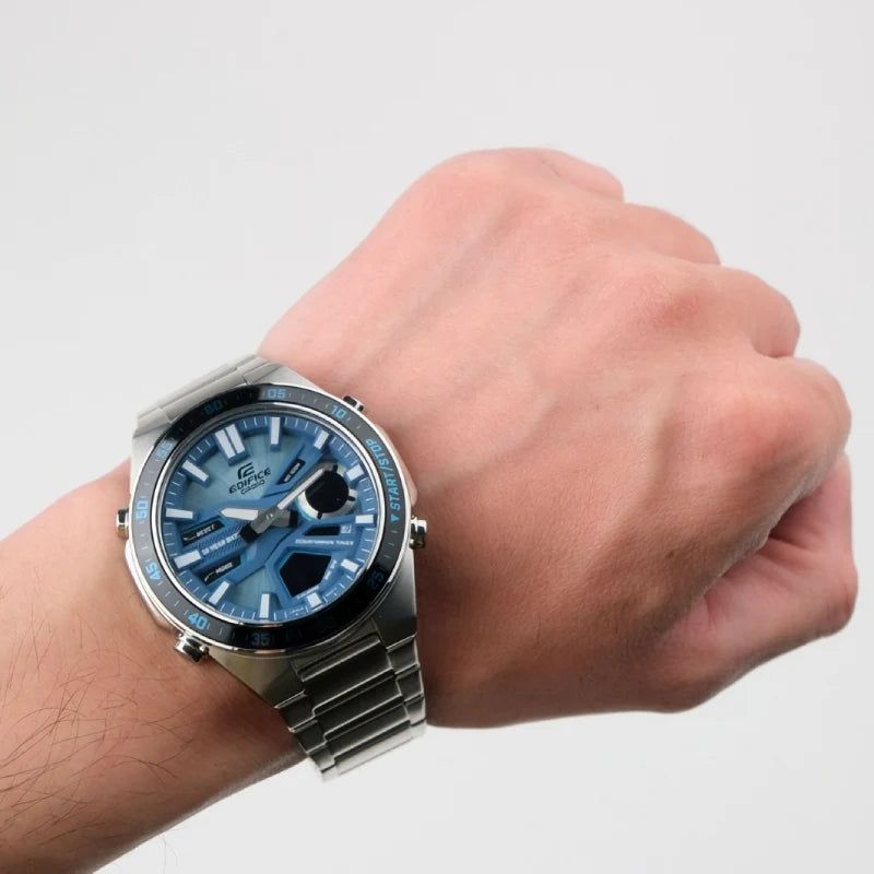 Reloj Casio Edifice EFV-C110D-2B Azul Acero 100M