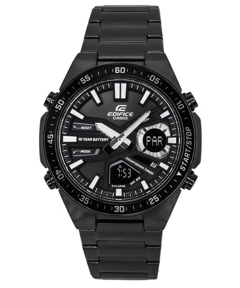 Reloj Casio EDIFICE EFV-C110DC-1A Negro Analógico Digital Acero 100M