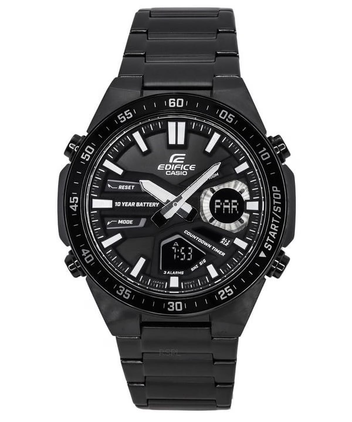 Reloj Casio EDIFICE EFV-C110DC-1A Negro Analógico Digital Acero 100M
