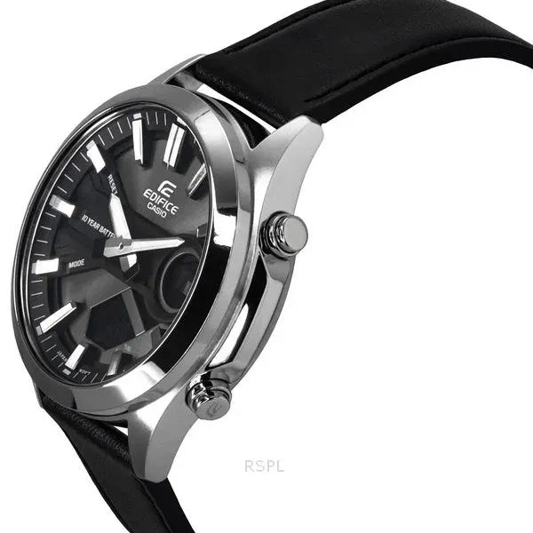 Reloj Casio Edifice EFV-C120L-8ADF Gris Cuero 100M