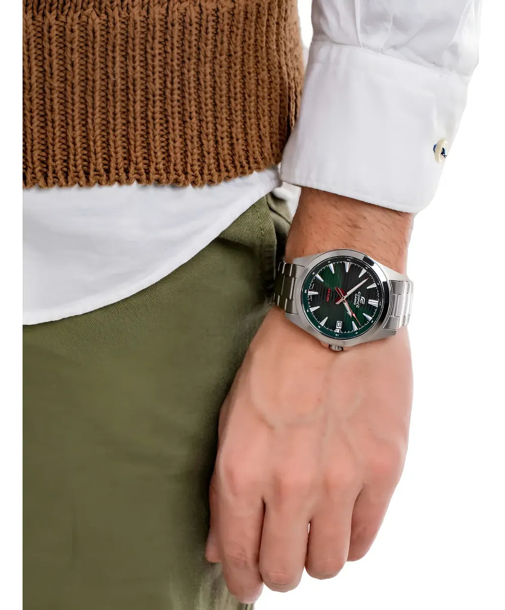 Reloj Casio EDIFICE EFV-140D-3AV Verde Acero 100M
