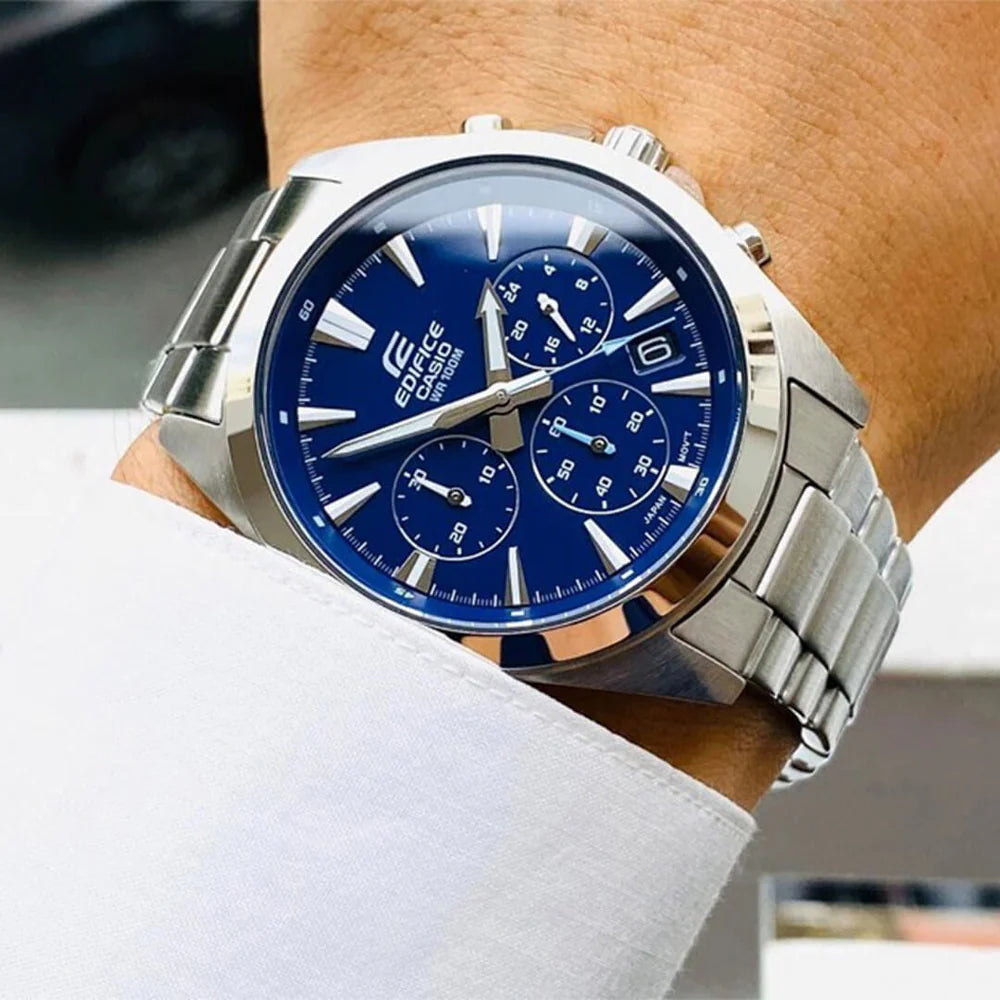 Reloj Casio EDIFICE EFV-630D-2AV Azul Acero Cronógrafo