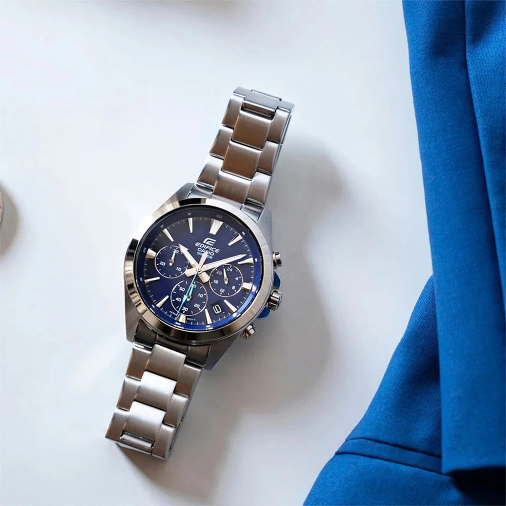 Reloj Casio EDIFICE EFV-630D-2AV Azul Acero Cronógrafo