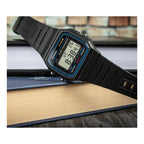 Reloj Casio F-91W-1 Negro Digital Clásico Resina