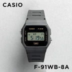 Reloj Casio F-91WB-8ADF Gris Digital Resina Biológica