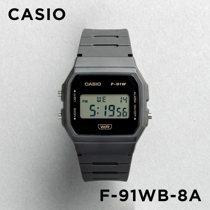 Reloj Casio F-91WB-8ADF Gris Digital Resina Biológica