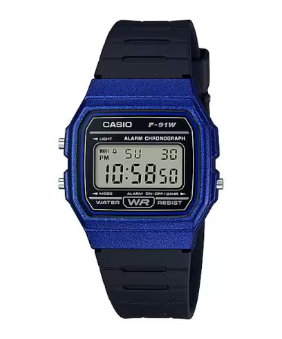 Reloj Casio F-91WM-2A Azul Retro Digital