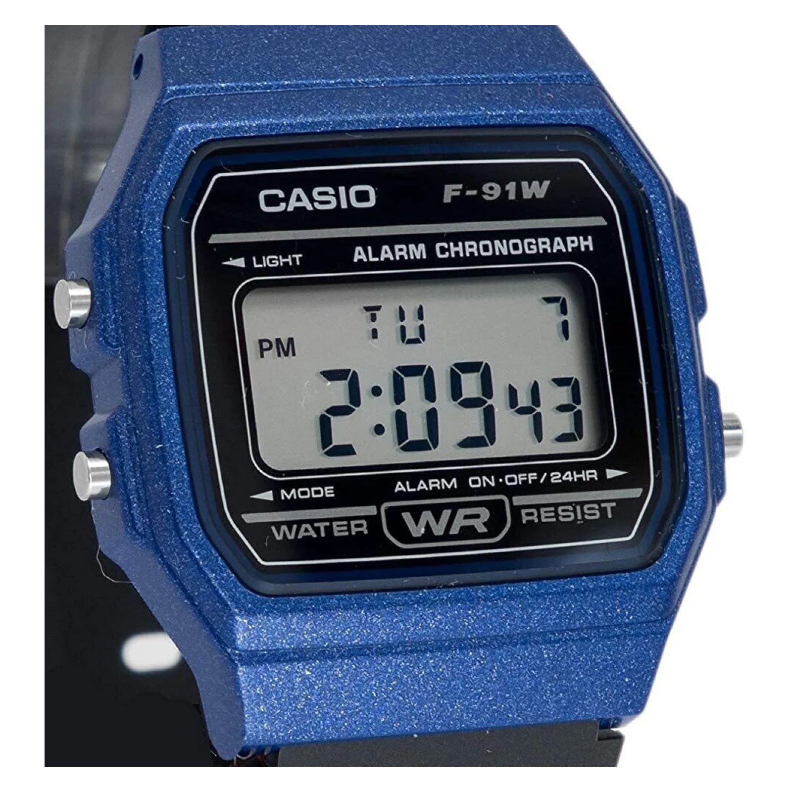 Reloj Casio F-91WM-2A Azul Retro Digital