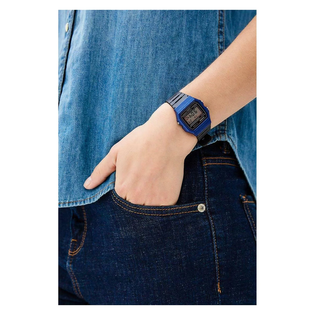 Reloj Casio F-91WM-2A Azul Retro Digital