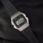 Reloj Casio F-91WM-7AD Plateado Negro Retro Digital